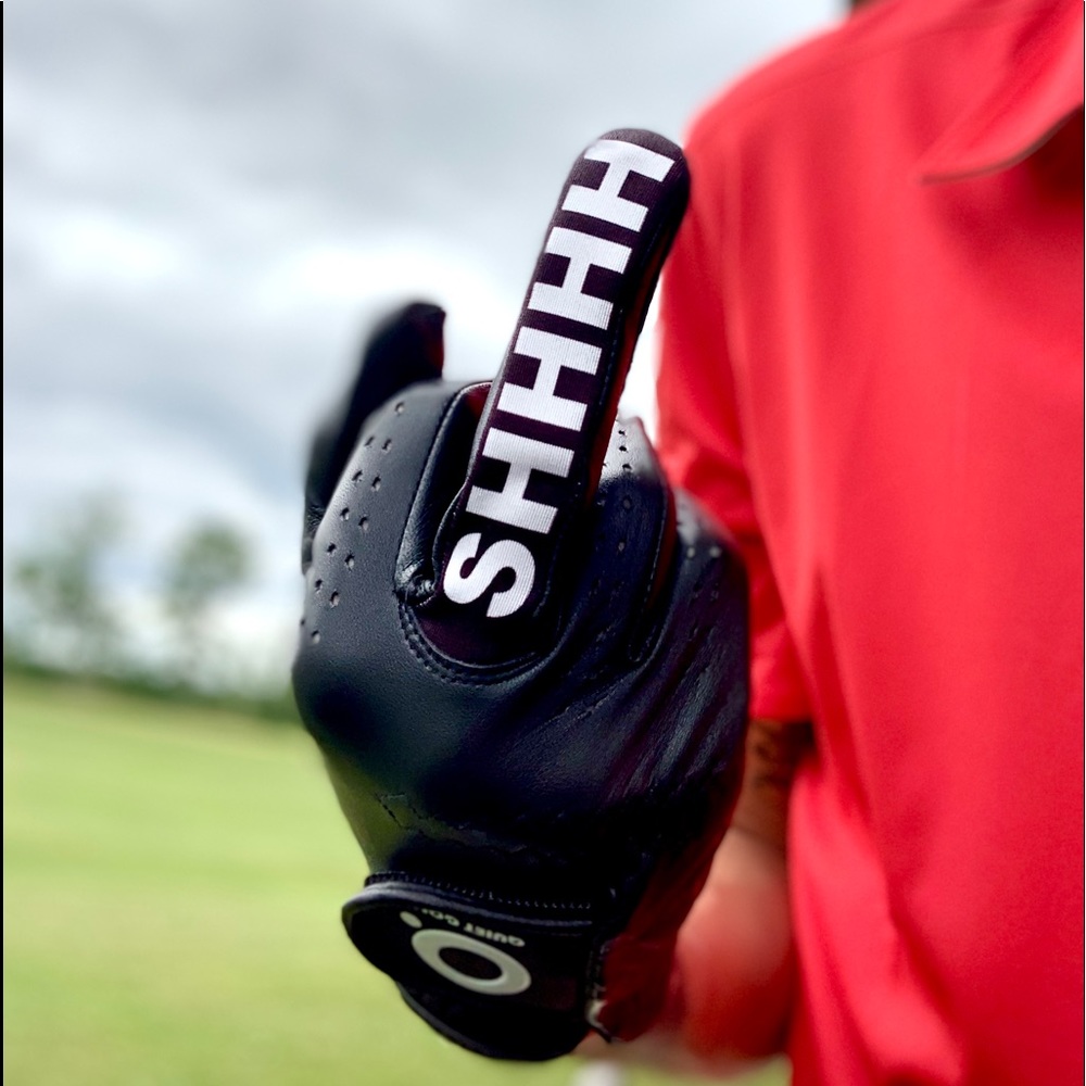 Quiet Golf Black SHHHH™ Golf Glove